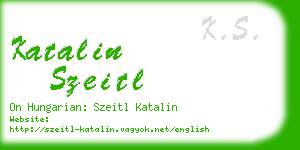 katalin szeitl business card